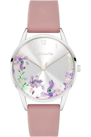Tamaris Femmes Analogique Quartz Montre avec Bracelet en Silicone TT-0189-PQ