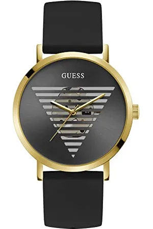 Guess Mixte Analogique-Numérique Quartz Montre avec Bracelet en Silicone