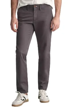 GANT Chino sergé Fin Pantalon, , 38W / 30L Homme