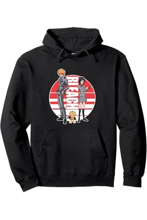 Bleach Logo Rond Ichigo Rukia et Kon Sweat à Capuche