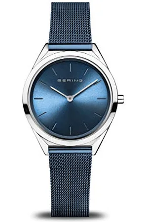 Bering Unisex Uhr Quarz Movement - Ultra Slim Collection mit Edelstahl und Saphirglas 17031-XXX - Wasserdicht: 3 ATM , 31