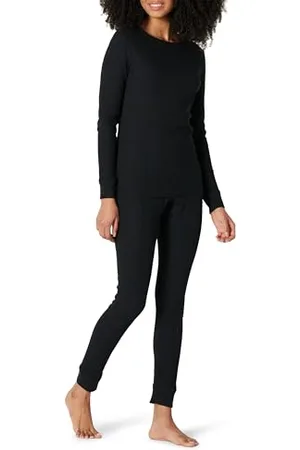 Amazon Ensemble Pyjama, ajusté gaufré Femme, , S