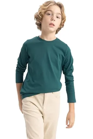 DeFacto B7771A8, T-Shirt Garçons, Green