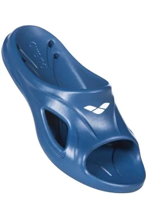 Arena Hydrosoft II Hook, Sandales de Piscine ou de Plage pour Femmes et Hommes, avec Semelle Ergonomique et Excellente Adhérence sur les Surfaces Mouillées, Résistantes au Chlore , Navy , 44 EU