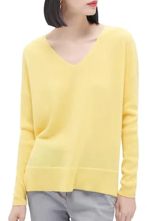 Caroll Pull femme 100% cachemire Col V L