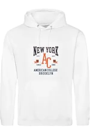 American College Sweat Shirt Sweater Pulls et Gilets Capuche Sport Imprimé Chaud Vêtements Unisexe Enfants Garçon Fille Modèle ACSW232 Taille 14 Ans