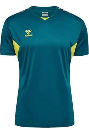 Hummel Authentic PL Jersey S/S T-Shirt de Sport à Manches Courtes pour Homme Coupe Normale 100% Polyester recyclé Respirant et séchage Rapide