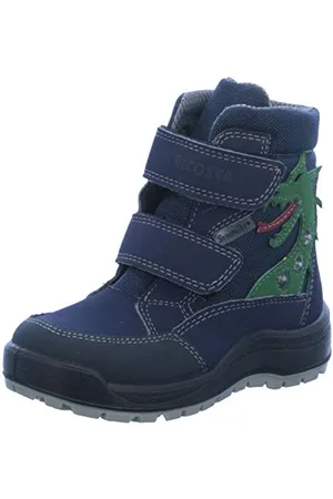 Ricosta Garçon Grisu Bottes de Neige, Bleu (Nautic/Ozean), 30 EU