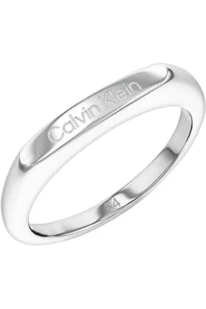 Calvin Klein Bague pour Femme Collection FACETED en Acier Inoxidable - 35000187D