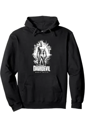 Daredevil Born Again Graffiti White Sweat à Capuche