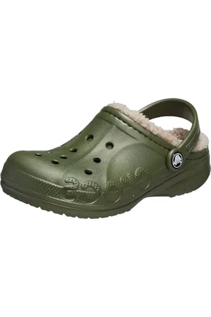 Crocs Unisexe Enfant Baya Lined Clog K Sabots, Army Green, 29/30 EU