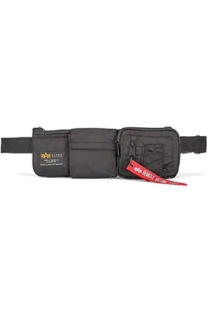 Alpha Industries Crew Utility Bag, Sac ventral Mixte, Black, Taille Unique