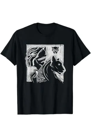 Marvel Black Panther Wakanda Woodcut T-Shirt