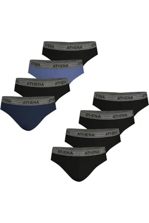 ATHENA Promo Basic Coton 8A70 Slips, , M (Lot de 8) Homme