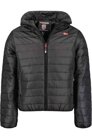 Geographical Norway Amigo Hood Boy Veste Coupe Vent Garcon Outdoor - Blouson Deperlant Manches Longues Enfant - Manteau Pluie Randonnee Saison Printemps Ete Automne Hiver ( 12 ans)