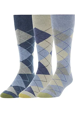 Gold Toe Carlyle Lot de 3 Paires de Chaussettes Argyle Crew habillées, , Homme