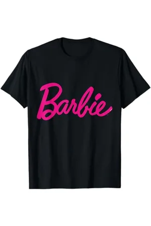 Barbie Manche mi-longue T-shirt Femme, Logo Officiel T-Shirt, , S
