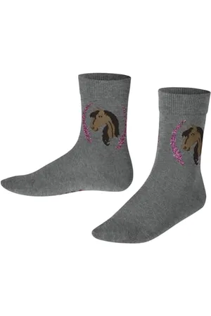 Falke Horse K So coton fantaisie 1 paire, Chaussettes Mixte enfant, , 31-34