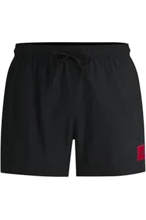 HUGO BOSS Hommes Dominica Short de Bain entièrement doublé avec étiquette logotée Rouge