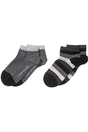 Tommy Hilfiger Quarter Chaussettes, , 31/34 (Lot de 2) Enfant Unisexe
