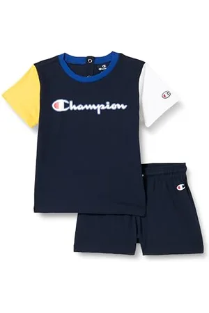 Champion Legacy Retro Sport TD-Colorblock Crewneck T-Shirt & Shorts Costume, , 18 Mois Bébé garçon