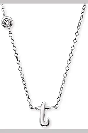 Engelsrufer Collier en argent sterling avec pendentif lettre T - Serti d
