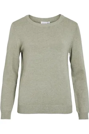 VILA Femme Viril O-Neck L/S Knit Top - Noos Pull-Over, , M
