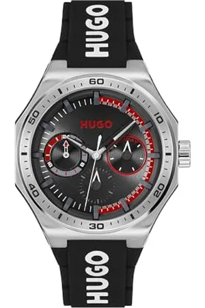 HUGO BOSS Montre Analogique Multifunction à Quartz pour Homme Collection #Grail Sport - Disponible avec Bracelet en Acier Inoxydable ou en Silicone