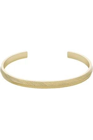 Fossil Bracelet Pour Femmes Harlow, Longueur : 175mm, Largeur : 5.2mm Bracelet En Acier Inoxydable Doré, JF04117710
