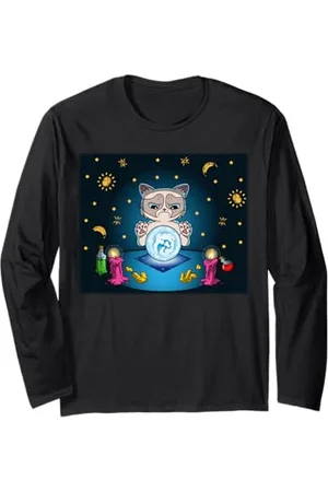 Grumpy Cat Chat grincheux de la sorcellerie Manche Longue