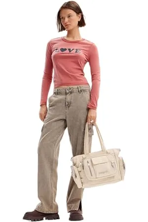 Desigual T- Shirt à Manches Longues en Tricot pour Femme, , XX-Large