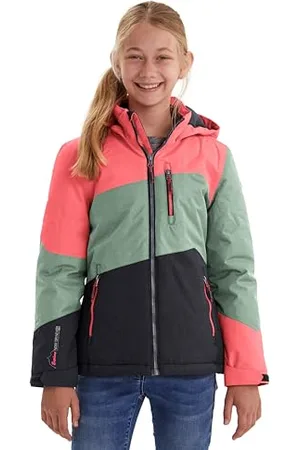 Killtec Girl´s Lynge Grls Jckt B Veste Fonctionnelle Avec Capuche, , 140 EU