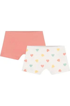Petit Bateau A0D49 Shorties, , 4 Ans (Lot de 2) Fille