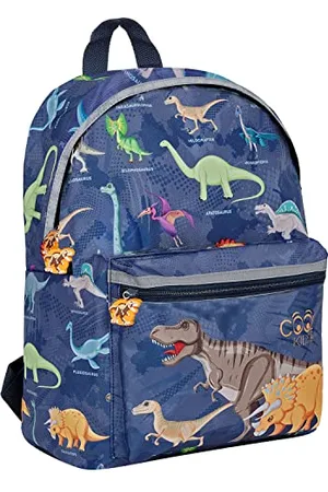PERLETTI Sac a Dos Enfant Pirate Ecole Primaire Maternelle - Sac de Voyage Garcon avec Poche Avant Détails Réfléchissant - Cartable Bretelles Réglables - 38x26x16