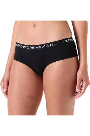 Emporio Armani Iconic Logoband Culotte Glissement Complet, , M aux Femmes