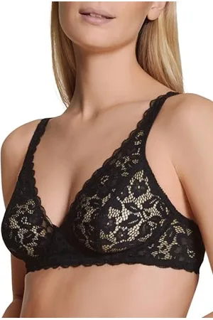 Calida Natural Comfort Lace Bra, Opaque, Black, 95B Women