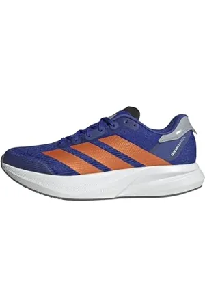 adidas Homme Duramo Speed 2 Running Shoes Chaussures de Course, Lucid Blue/Impact Orange/Halo Silver, 46 2/3 EU
