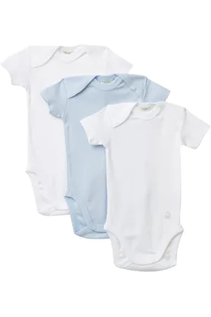 Benetton Set 3 Body 3gi70b079 Combinaison pour bébé et garçon, , 12 Mois