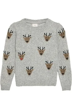 QS by s.Oliver Junior 2159278 Pull en Tricot avec Motif de Noël, , 92-98 Grande Taille Garçon
