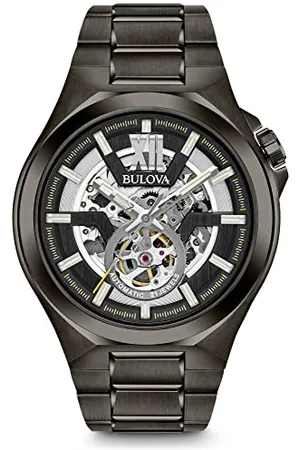 BULOVA Hommes Analogique Automatique Montre avec Bracelet en Acier Inoxydable 98A179