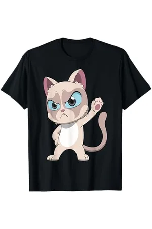 Grumpy Cat Style Anime T-Shirt