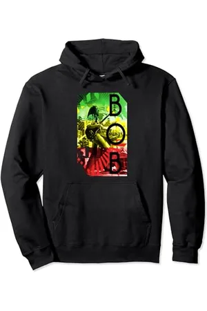 Bob Marley Concert Rasta Stripe Sweat à Capuche