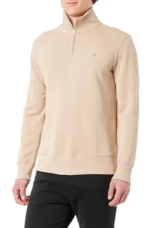 GANT Reg Shield Half Zip Sweat Maillot de survêtement, Sable Sec, XXXL Homme