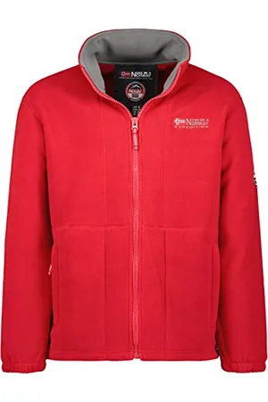Geographical Norway Torleon Boy Polaire Epaisse Garcon Chaude Fermeture Zip - Veste Sweats Hiver Chaud Enfant Doux - Sweat Doublure Longues Manches - Ideal Automne Hiver ( 14 ans)