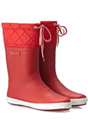 Aigle Mixte enfant Giboulee Bottes de Neige, Rouge Red , 19 EU