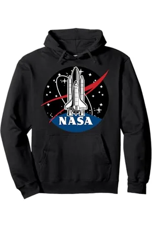 Nasa Space Shuttle Take Off With Logo Sweat à Capuche