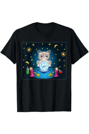 Grumpy Cat Chat grincheux de la sorcellerie T-Shirt