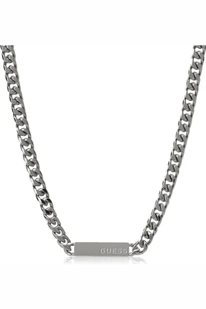 Guess Collier pour homme en Acier inoxydable