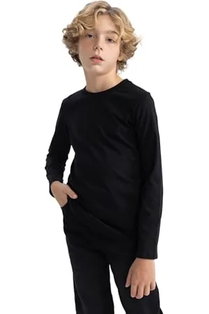 DeFacto B7771A8, T-Shirt Garçons, Black