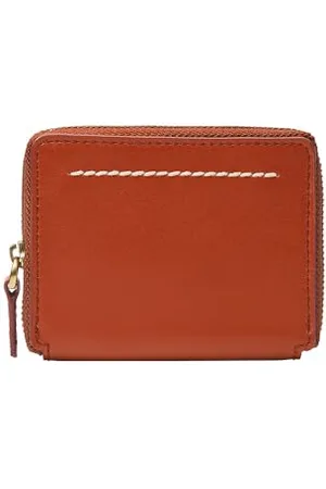 Fossil Porte-cartes zippé Westover, en cuir, pour homme, ML4584836